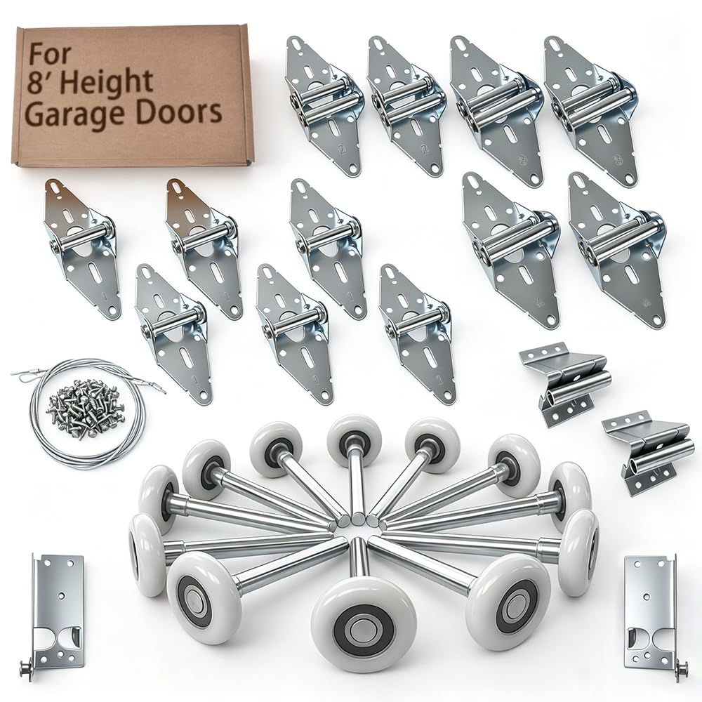 Garage Door Hardware kit, for 8' Height Garage Doors - Image 1