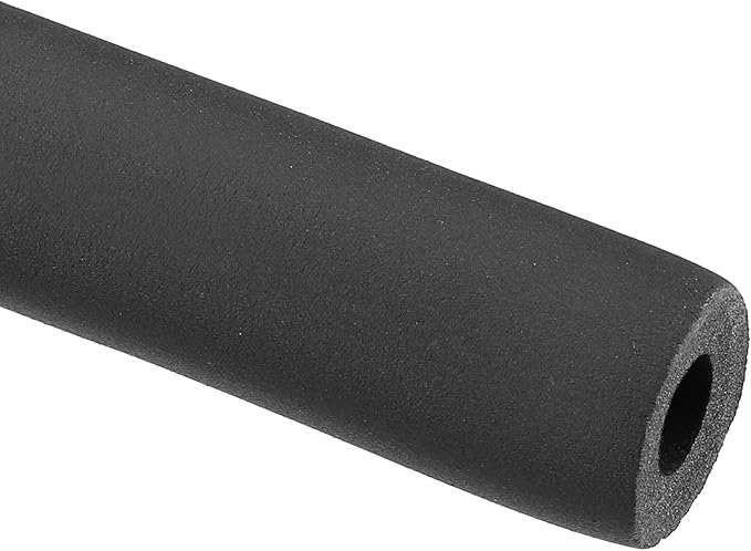 PATIKIL 70.9" L x 1" ID x 0.8" T Pipe Insulation Foam Tube, Water Pipe Insulation Tubing Heat Preservation for Plumbing Water AC Pipe Sprinkler Spigot, Black