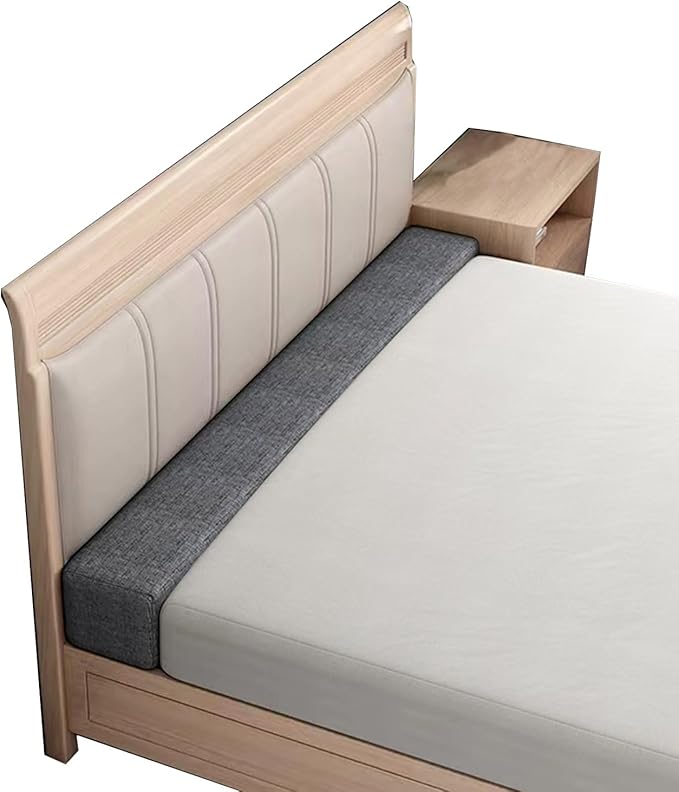 SAMTY Bed Gap Filler for headboard Space Gap Filler Bolster Pillow Stopper for Sofa Crack Filler Between Headboard and MattressExtender California King Size 71x8x6 Inch