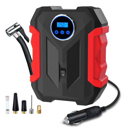 Digital Air Compressor for Car Auto Pump Portable Tire - Image 1