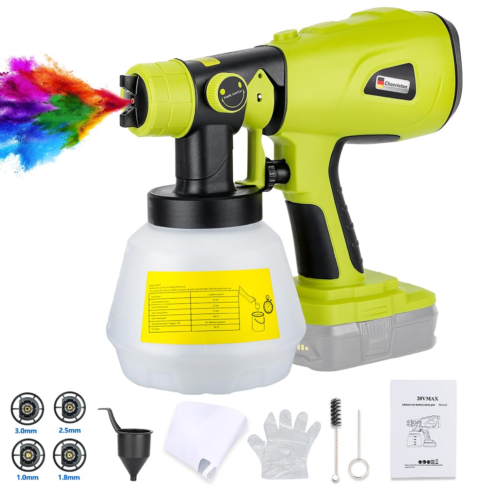 Choerinton Paint Sprayer Compatible with Ryobi Battery | Home Repair - Image 1