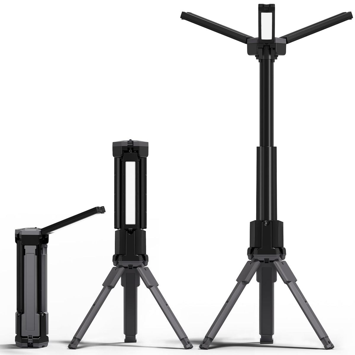 Rechargeable LED Work Light with Stand, 2400mAh Battery - Image 1