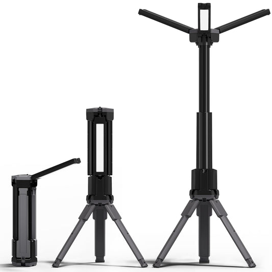 Rechargeable LED Work Light with Stand, 2400mAh Battery - Image 1