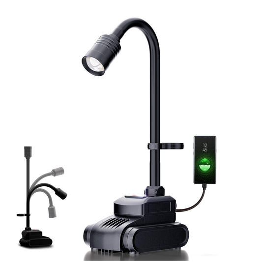 Rechargeable Gooseneck Work Light, 2000LM Magnetic Flexible Lamp - Image 1