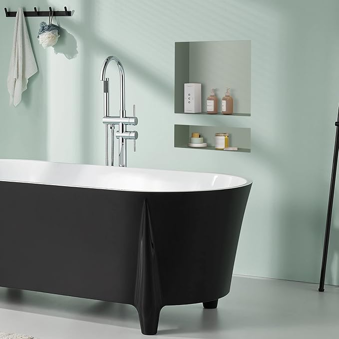 Suteck Shower Niche Double Shelf, 16-Inch Width x 20-Inch Height x 4-Inch Depth, Recessed Shower Niche Ready for Tile (Inner Size: Length 12"+4", Width 14") Niche for Shower Bathroom Storage