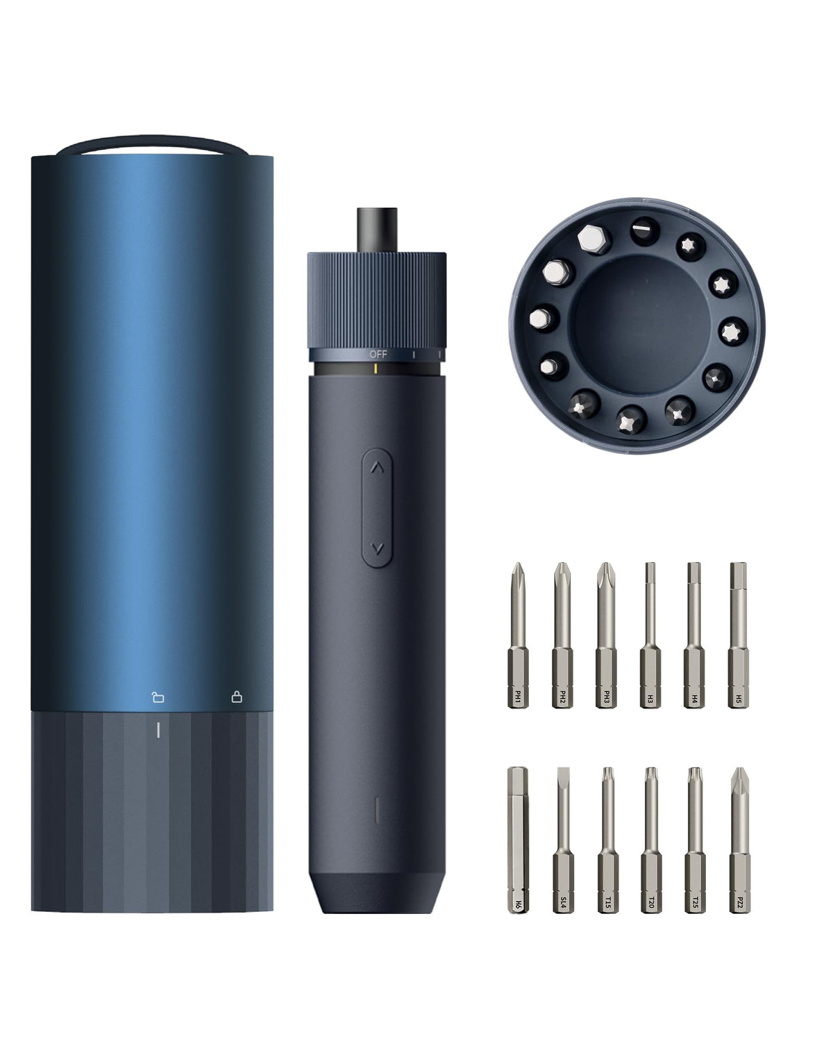HOTO 12-in-1 Electric Screwdriver Rechargeable, Cordless | Hand Tools - Image 1