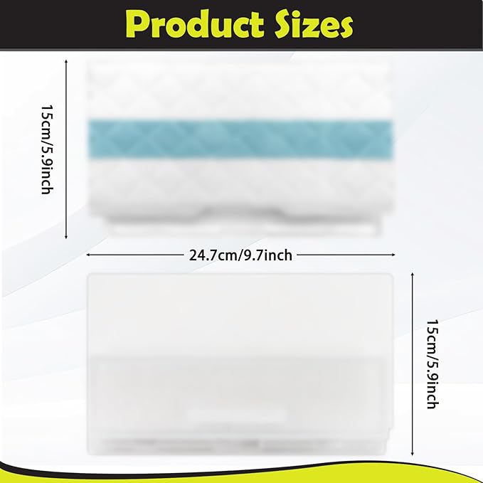 20 Pack VACMOP Disposable Hard Floor Vacuum and Mop Pad Refills for Shark Pro VM252 VM251 VM250 VM200 VC205 QM250 VM190 VM200P12 VMP30 Vacuum Cleaner Replacement Parts