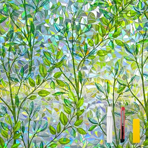 Window Privacy Film Stain Glass Window Film Rainbow Window - Image 2