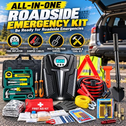 kewen Car Emergency Kit, Roadside Assistance Emergency Car - Image 8
