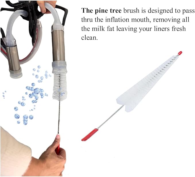 Tube Cleaning Brush Set, Flexible Stainless Steel Pipe Brush, Long and Reusable Cleaning Brush