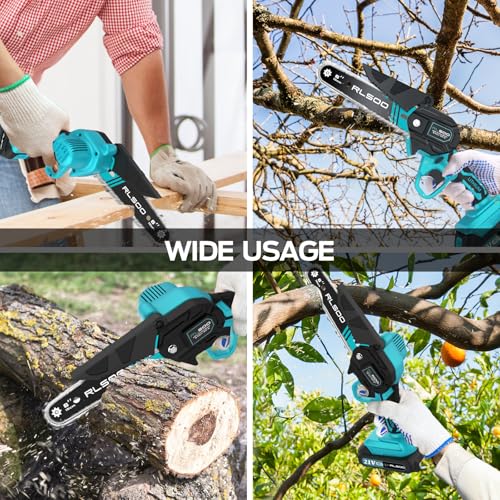 Mini Chainsaw 6 Inch Cordless, Battery Powered Electric - Image 5