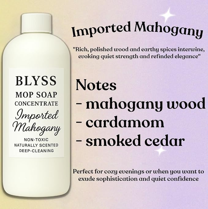 Blyss Official Mop Soap (Imported Mahogany)
