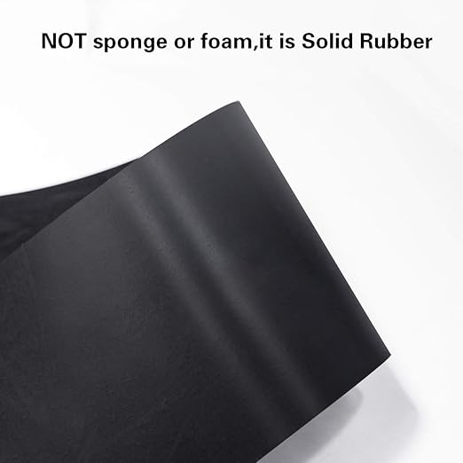 TORRAMI Neoprene Rubber Sheet Roll 3/16" (.187") Thick x 12" Wide x 48" Long for DIY Gaskets, Pads, Seals, Crafts, Flooring,Cushioning of Anti-Vibration, Anti-Slip