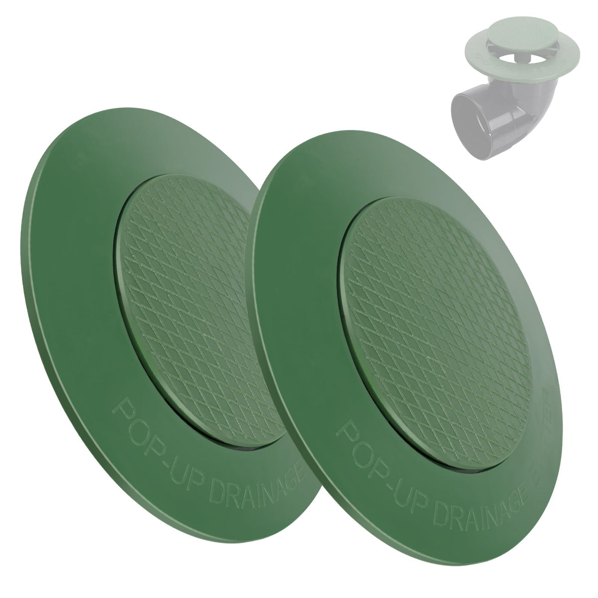 2 PCS Pop Up Drain Emitter Cap Replacement for 420C Pop-Up - Image 1