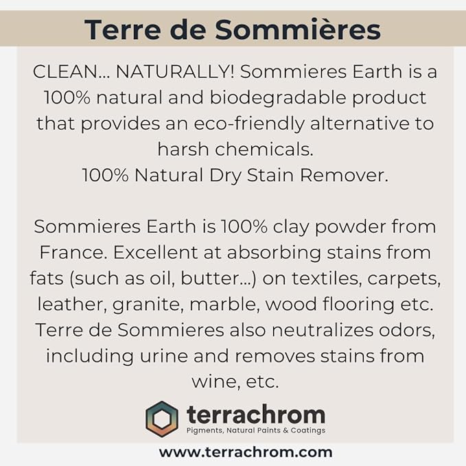 Terre de Sommières | Sommieres Earth, 100% natural Dry Stain Remover (1 KG)