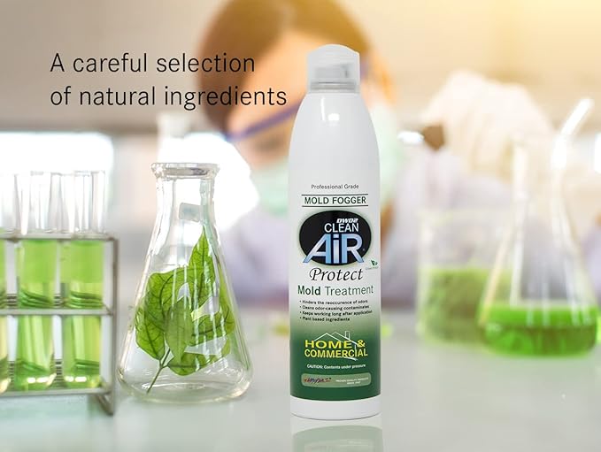 Protect™ Home & Commercial Mold-Treatment Plant-Based Mold-Odor Remover Fogger Treatment - eco-friendly solution for a safer and healthier living and working space. (14 oz)