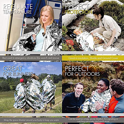 EVERLIT Survival Emergency Mylar Thermal Blankets -Space - Image 7