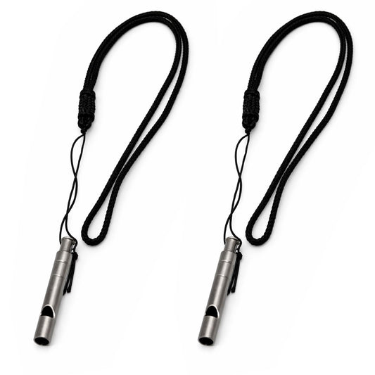 Titanium Emergency Safety Whistle, 125dB Loud Survival - Image 1