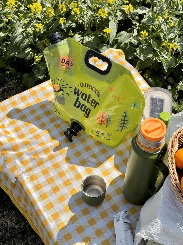 Collapsible Water Storage Bag - 8L Leakproof Portable - Image 7