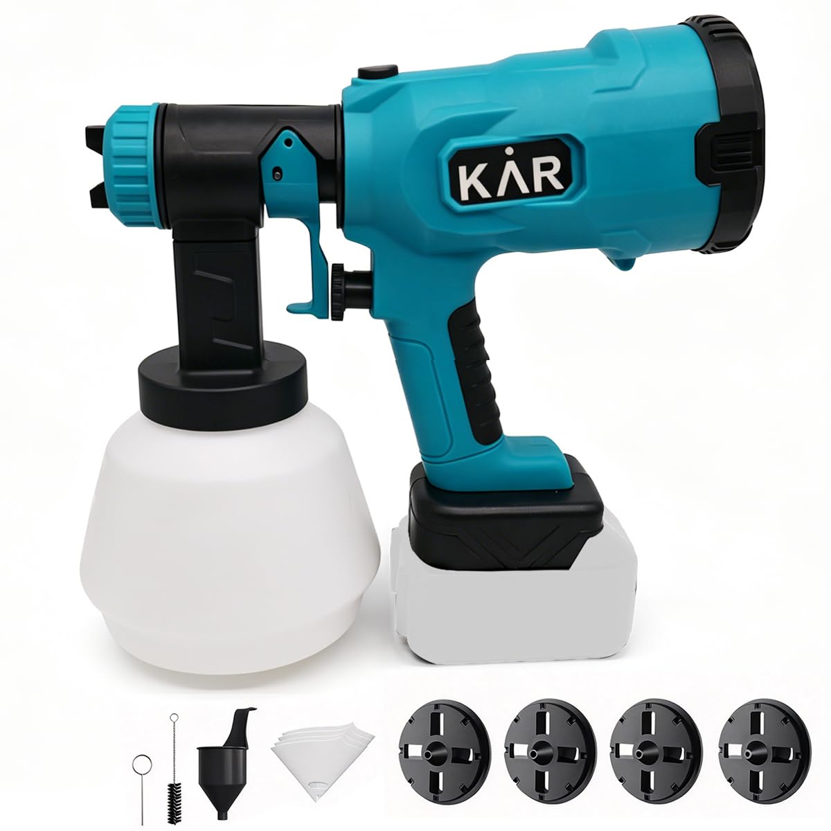 Cordless HVLP Electric Paint Sprayer for Makta 18V Battery - Image 1