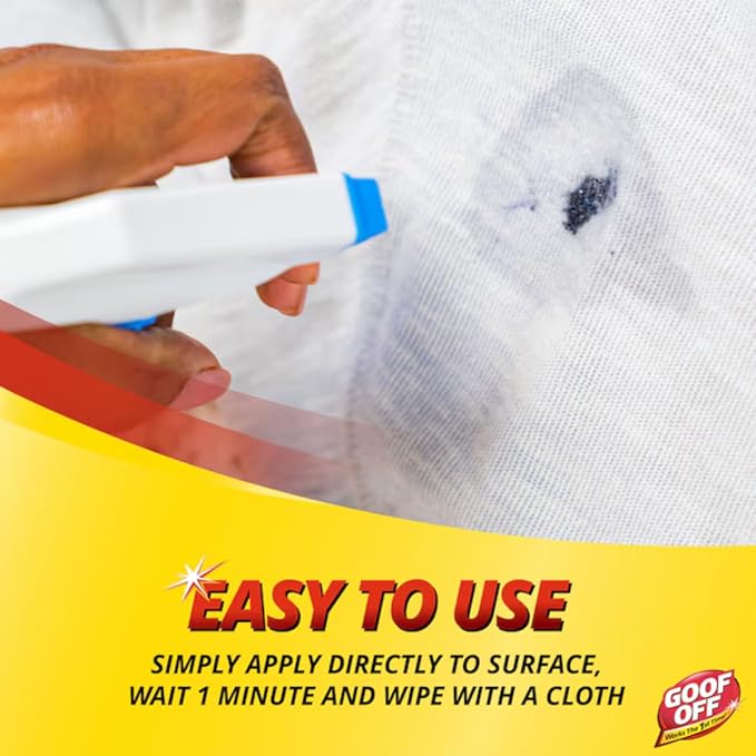 Liquid Cleaner for Marks, Messes & Stains – 22 oz | Removes Adhesives, Stickers, Paint & Tough Residue | Heavy-Duty Multi-Surface Cleaner for Home & Garage