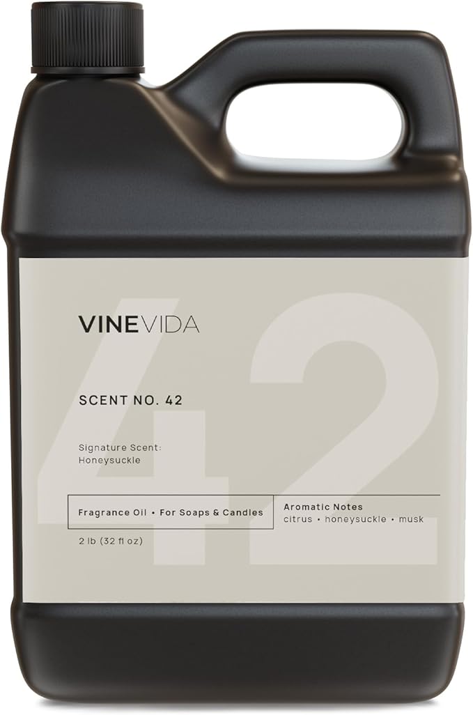 VINEVIDA Honeysuckle Fragrance Oil - 32oz, Natural, USA Made - Scents for Candle & Soap Making