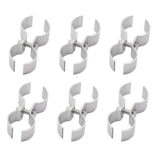 Double Pipe Clamp Chain Link Fence Clamps, 6Pcs Panel | Hand Tools - Image 1