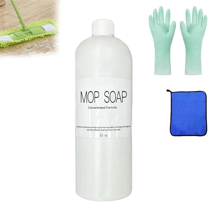 Mop Soap for Floor Cleaning, Highly Scented Brazilian Waves Floor Cleaner, 120ml Multisurface Bathroom & Kitchen Cleaner for Bathroom, Kitchen, Tile, Hardwood & Laminate Surfaces (1, 1Pcs)