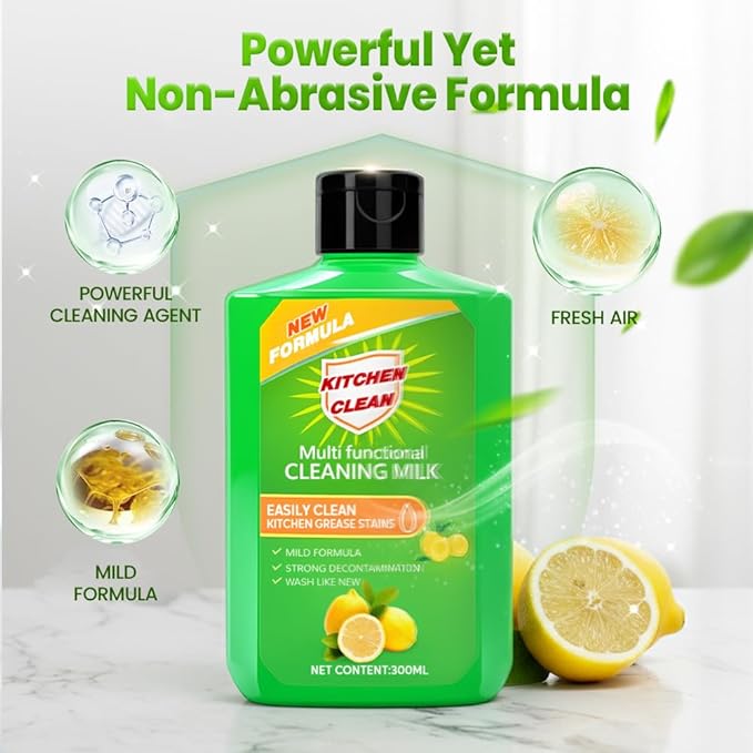 Cleaning Milk House Cleaner, 2026 New Powerful Multifunctional Cleaner, Powerful Concentrated Cleansing Lotion, Multi Functional Effective Cleaning Milk for Household Kitchen and Bathroom (2pcs)
