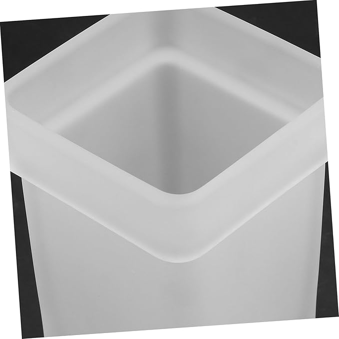Heavy Duty Toilet Brush Holder Ceramic Brush Storage Cup Bathroom Scrubber Setting Small Storage Square Bowl
