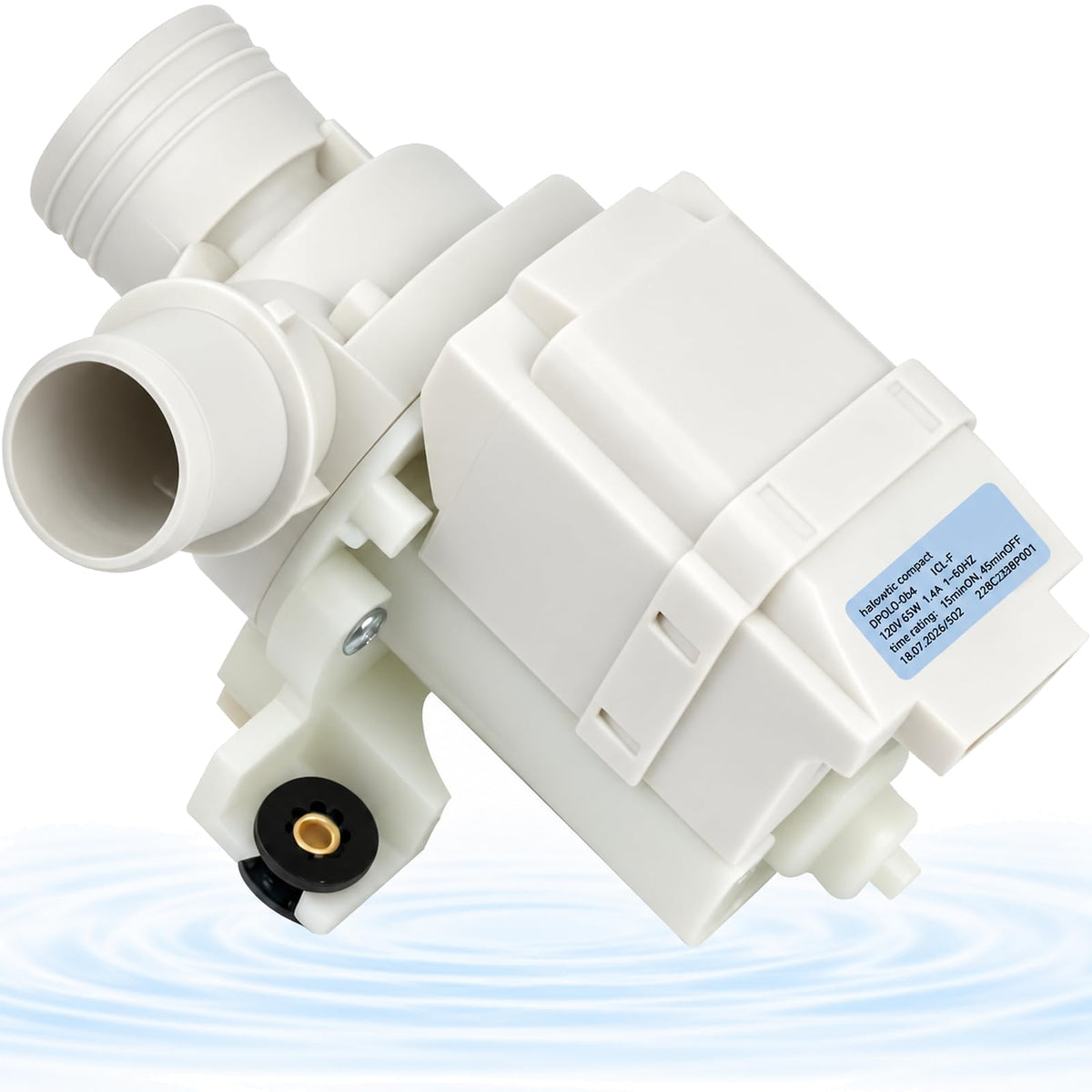 WH23X10040 DP040-064 Washer Drain Pump Replacement, 228C2389P001 - Image 1