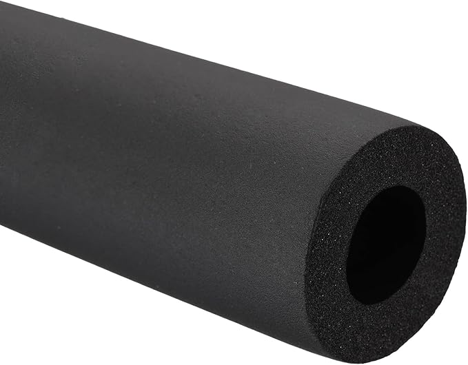 PATIKIL 1-11/16"(43mm) ID x 6.6Ft Pipe Insulation Foam Tube, Pipe Cover Wrap Roll Bar Padding Tubing for Handle Grip HVAC Outdoor Air Conditioner Units, Black