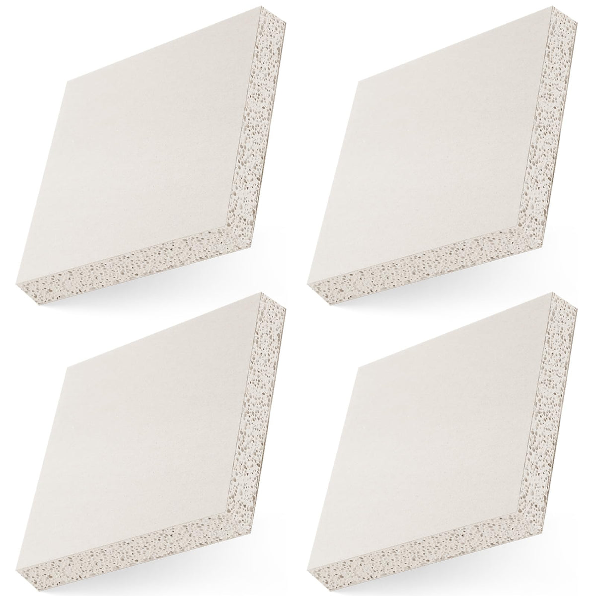 Drywall Repair Panel for Wall Repair, 4 Pieces, 6" x 6" x 1/2" - Image 1