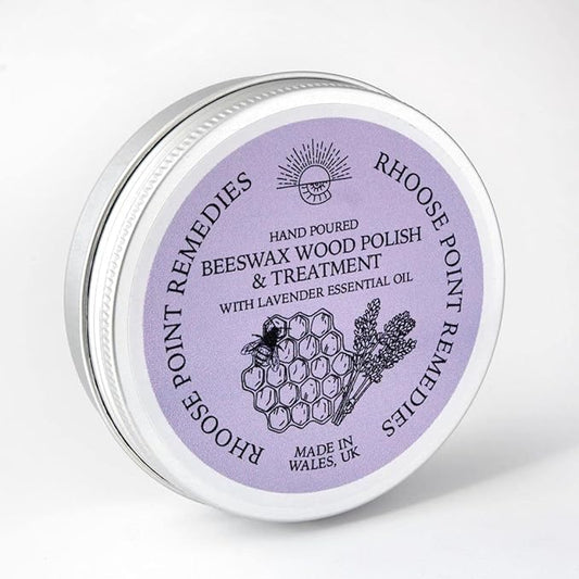 Beeswax Furniture Polish & Conditioner for Wood (Lavender 3.4 Fl Oz) Enhances the Natural Beauty of Oak Pine Beech & More Seals & Protects for a Perfect Finish Bees Wax Polish Protects & Enhances
