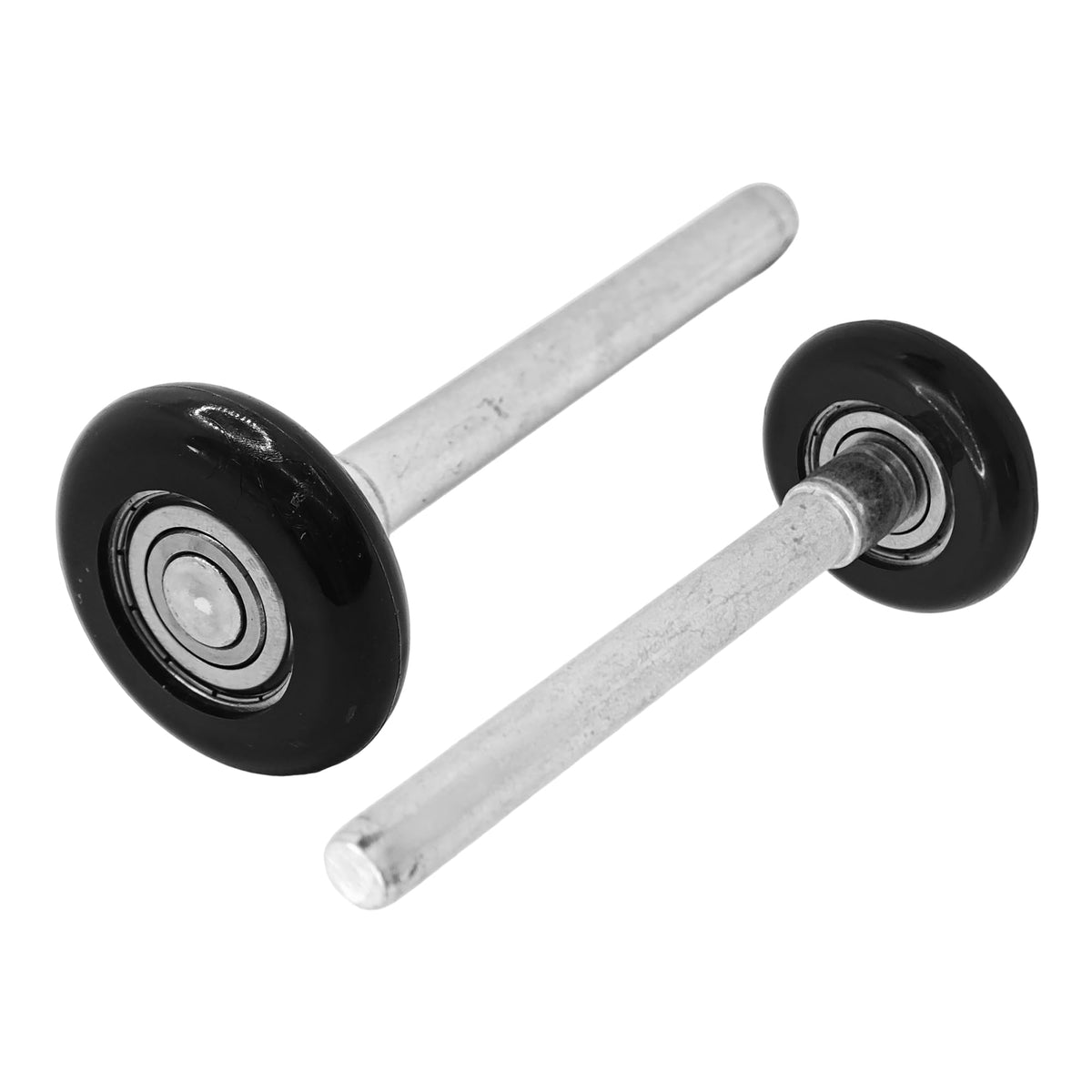 2Pcs 1.8" Ultra-Quiet Nylon Garage Door Rollers, 4.2" Stem - Image 1