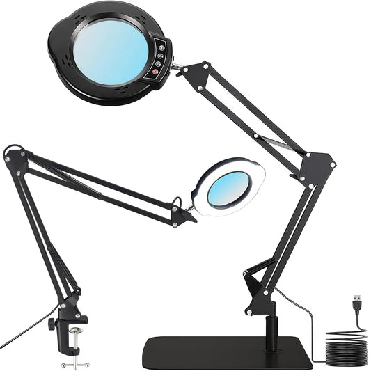 15X Magnifying Glass with Light, Real Glass Lens - Image 1