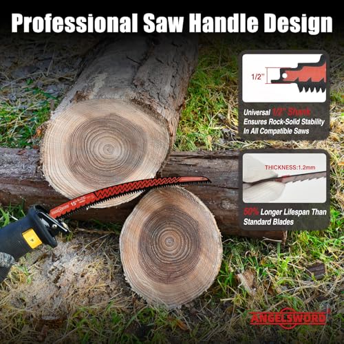 ANGELSWORD 12&15“ Arc Shaped Reciprocating Saw Blades - Image 6