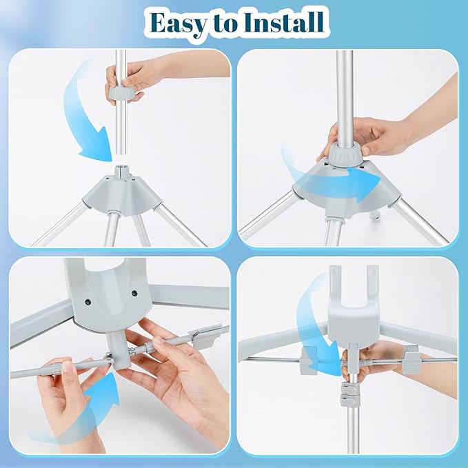 CINPIUK Garment Steamer Rack & Garment Steamer Ironing Glove for Steaming Clothes, Adjustable Garment Hanger Standing Handled Mini Ironing Board, Hanging Steamer Ironing Accessories for Clothes, Black