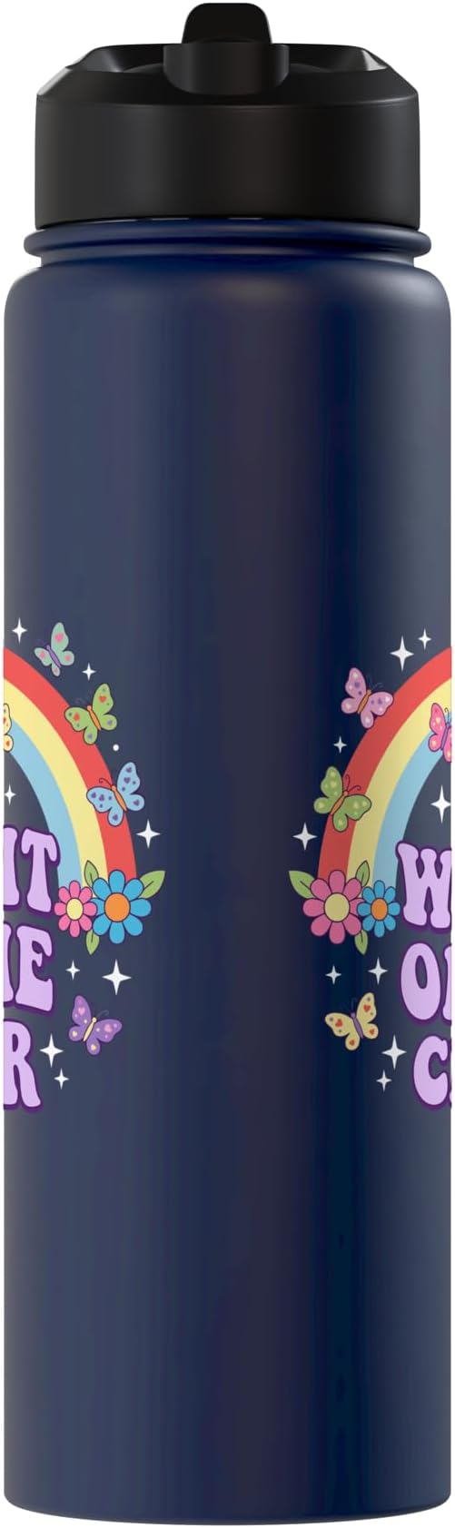 Rainbow Stainless Steel Insulated Water Bottle