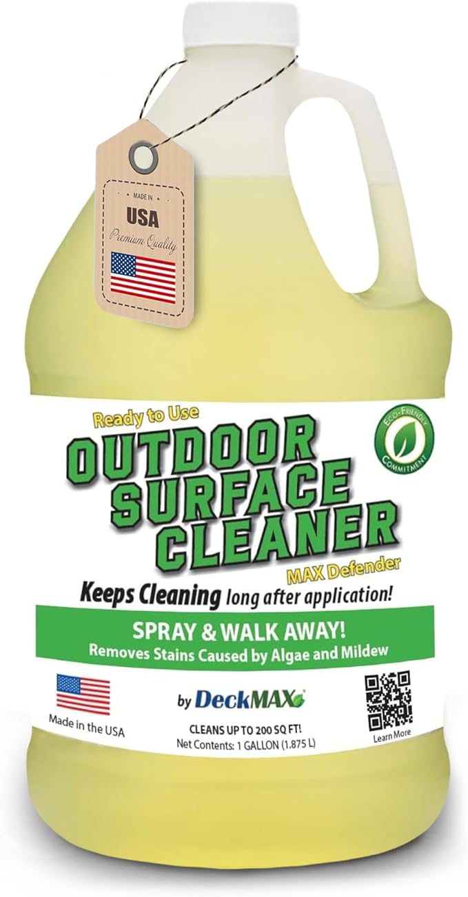 MAX Defender Ready-to-Use Outdoor Cleaner - Professional Deck, Patio & Siding Stain Remover