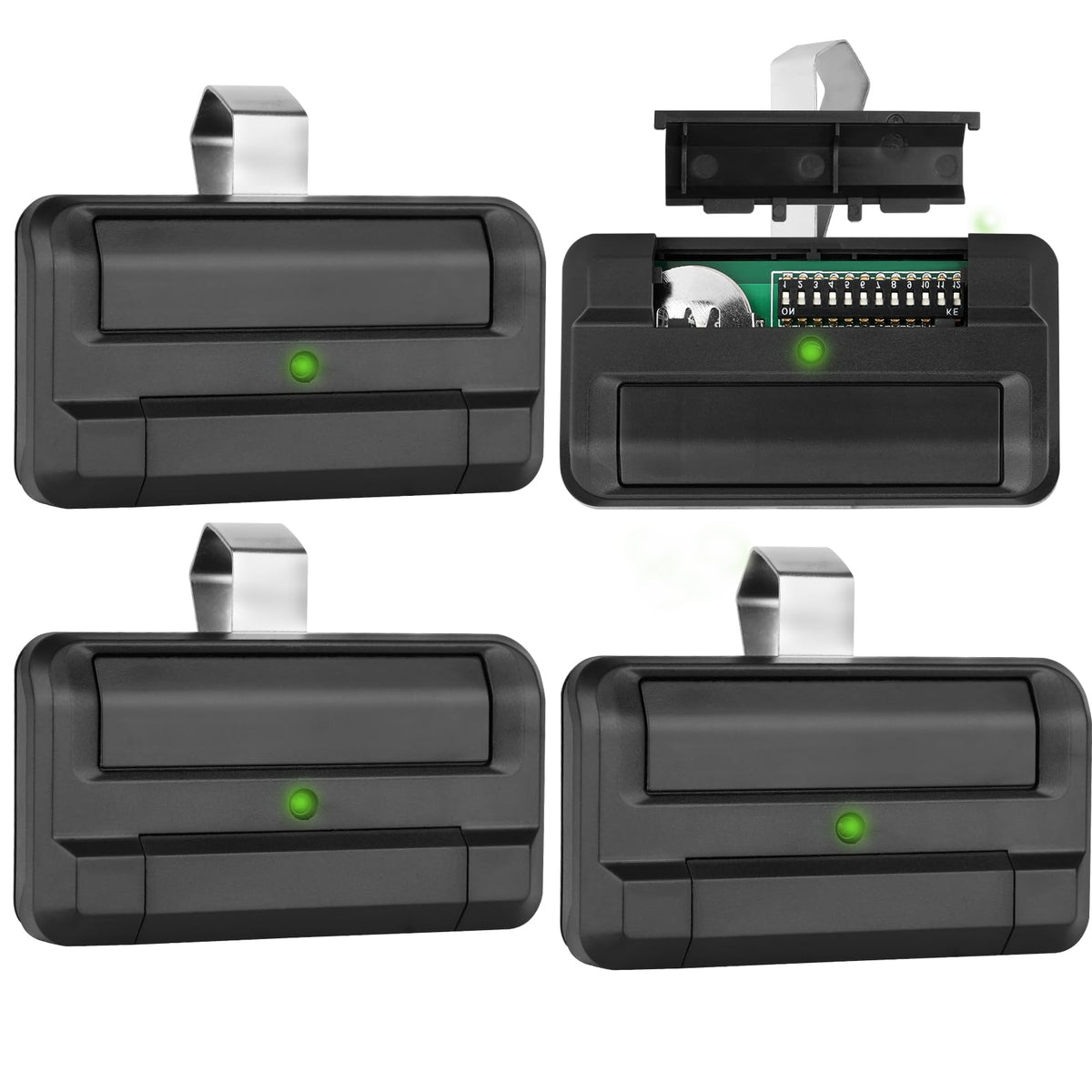 4for Liftmaster 811LM 811LMX Gate Remote,12 dip Switch Garage - Image 1