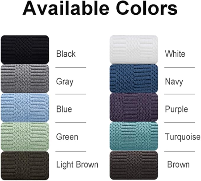 Oliven 8 Pcs Navy Oversized Bath Sheet Set-2 Large Bath Towel Sheets,2 Hand Towels,4 Washcloths 600GSM Soft Highly Absorbent Quick Dry Beach Chair Towels Woven Towel for Bathroom Hotel and Spa