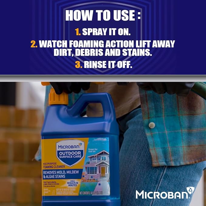 Microban Outdoor Surface Care Cleaner 1 Gal