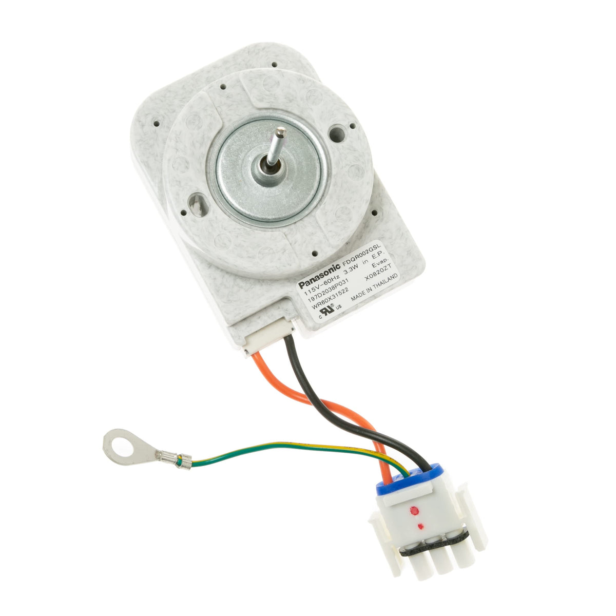 Parts Master Replacement for GE Refrigerator Evaporator Fan Motor - Image 1