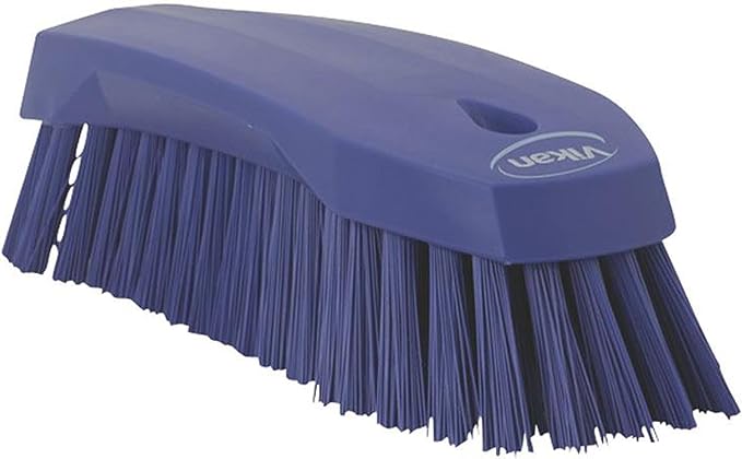 Vikan 38908 Brush,Scrub,Stiff,8",PP/PBT,Purple