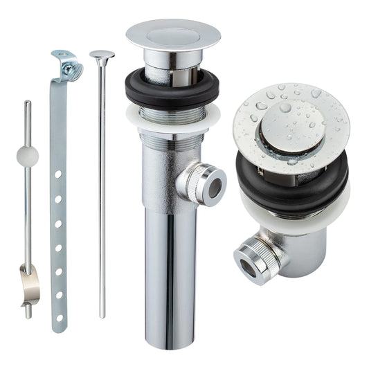 Sink Pop-Up Drain Stopper Assembly with Lift Rod | Bathroom Essentials - Image 1