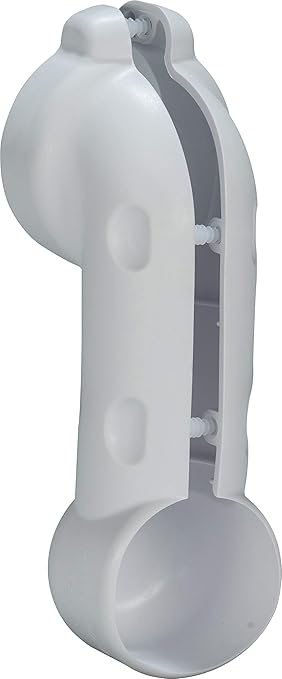 Truebro 82195 Lav Guard 2 100 Series Undersink Molded Vinyl 5" Offset Tailpiece Wheelchair Strainer Cover (105 E-Z), China White