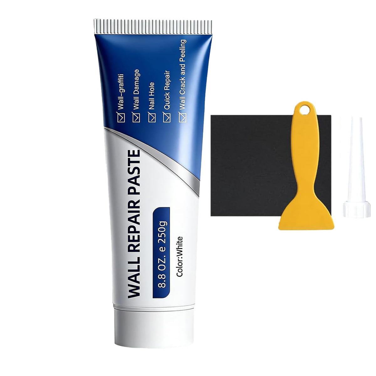 Efficient Wall Repair Paste Kit with Scraper, Drywall | Home Repair - Image 1