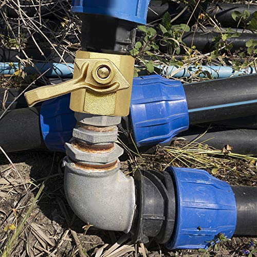 Lifynste Heavy Duty Brass Garden Hose Shut Off Valve, 3/4 Inch - Image 8