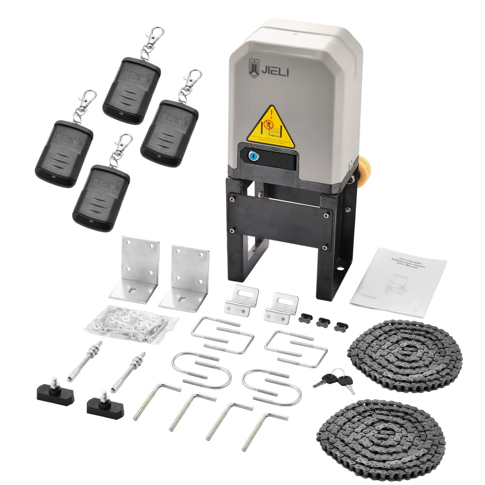 JIELI JY7 Automatic Sliding Gate Opener with 4 Remote - Image 1
